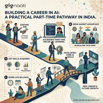 Gurgaon, Computer, How Indians Are Switching Careers To AI  With Part Time Online Courses In 2026
