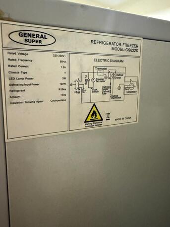 Jeddah, Appliances, SAR 550,  General Super Refrigerator-Freezer For Sale