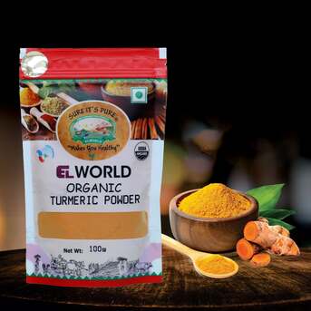 New Delhi, Businesses For Sale, Buy Chemical Free Turmeric Powder From Elworld Organic