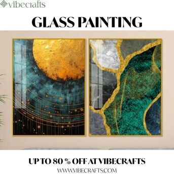 Noida, Household Items, INR 6499,  Beautiful Glass Painting For Elegant Decor