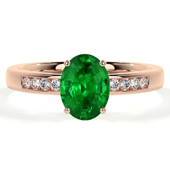 New York, Jewelry, USD 2406,  Natural Emerald Gemstone Engagement Rings