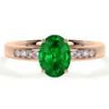 USD 2406,  Natural Emerald Gemstone Engagement Rings