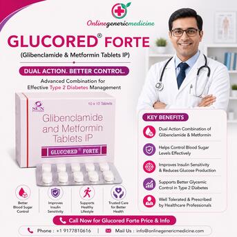 New York, Health, Check Glucored Forte (Glibenclamide + Metformin) Online Benifit