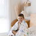 USD 143,  Kids Dinosaur Weighted Blanket &ndash; Bamboo Comfort For Better Sleep & Sensory Support