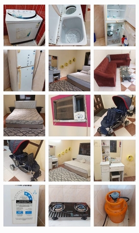 Qunfudhah, Furniture, SAR 450,  طقم سرير، ثلاجة، غسالة، مكيف، أسطوانة غا&