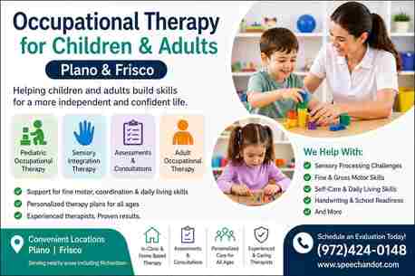 Dallas, Health, Pediatric & Adult Occupational Therapy &ndash; Plano & Frisco