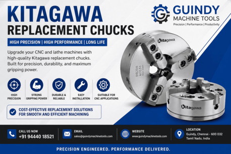 Chennai, Industrial Machinery, Kitagawa Replacement Chucks For CNC Machines | Guindy Machine Tools