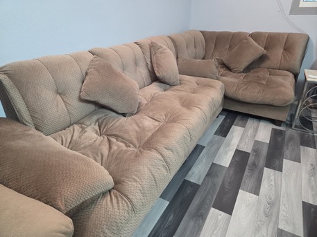 Al Wizarat, Furniture, SAR 650,  Ultra-Comfort L-Shaped Sofa Set For Sale