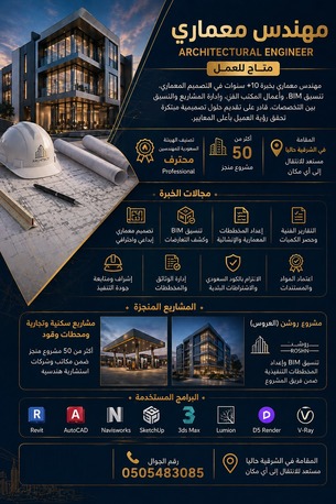 As Sulayyil, Job Seekers, Hello, My Name Is Eng. Essam, An Architectural Engineer And BIM Coordinator With Over 10 Y
