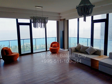 Tbilisi, Apartments, Flats, Houses & Villas, USD 2500/month,  2 BR,  Batumi Sea View MetroCity Luxury Apartment