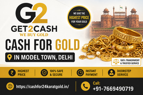 New Delhi, Financial, Cash For Gold In Model Town Delhi | Instant Gold Buyer & Best Price Today