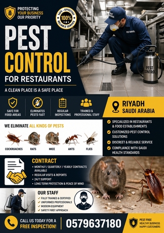 Riyadh, Pest Control, रेस्टोरेंट के लिए पेस्ट कंट्रोल सर्विस &ndash; स
