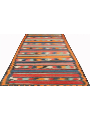 Dallas, Furniture, USD 1600,  6x15 Old Orange Blue Persian Kilim Runner Rug In Dallas