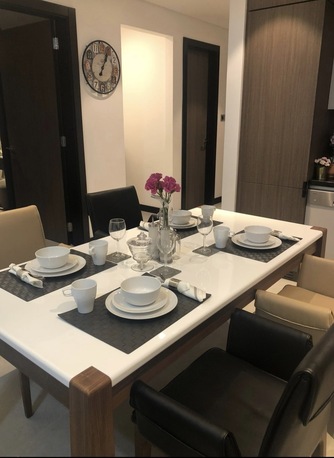 Juffair, Apartments, Flats, Houses & Villas, BHD 400/month,  Furnished,  1 BR,  For Rent : Sea View Luxury Flat In Juffair.