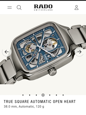 Jeddah, Watches, SAR 9500,  RADO Watch - True Square Automatic Open Heart