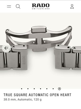 Jeddah, Watches, SAR 9500,  RADO Watch - True Square Automatic Open Heart