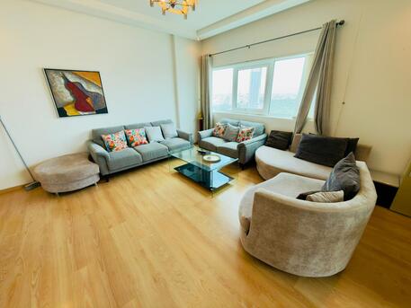 Sanabis, Apartments, Flats, Houses & Villas, BHD 300/month,  Furnished,  80 Sq. Meter,  HOT DEAL 1BR APARTMENT IN SANABIS | BALCONY | POOL | GYM | BD 300