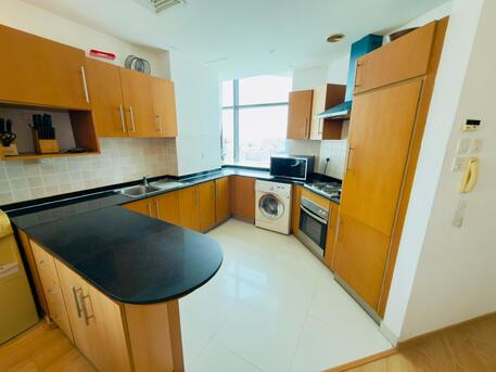 Sanabis, Apartments, Flats, Houses & Villas, BHD 300/month,  Furnished,  80 Sq. Meter,  HOT DEAL 1BR APARTMENT IN SANABIS | BALCONY | POOL | GYM | BD 300