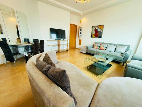 Sanabis, Apartments, Flats, Houses & Villas, BHD 300/month,  Furnished,  80 Sq. Meter,  HOT DEAL 1BR APARTMENT IN SANABIS | BALCONY | POOL | GYM | BD 300