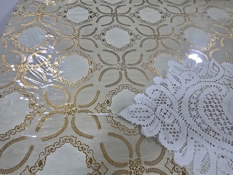 Jeddah, Furniture, SAR 250,  Big Dining Table. With Plastic And Golden Cover The Table Is Old So We Keep It Covered But