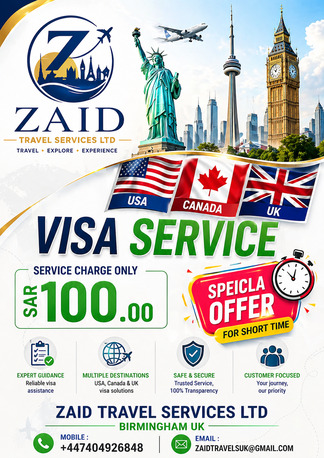 Birmingham, Travel, VISA SERVICES - FLIGHT TICKETS - HOTEL BOOKINGS-TOUR PACKAGES