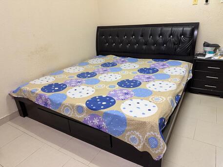 Jubail, Furniture, SAR 750,  KING SIZE BED SET WITH MATRESS(IMMEDIATE SALE)