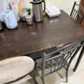 SAR 250,  DINNING TABLE WITH 4 CHAIRS(IMMEDIATE SALE)