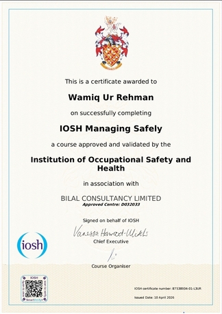 Madinah, Job Seekers, HSE Safety Officer | Experienced In Site Safety, Risk Assessment, Inspections And Safety.