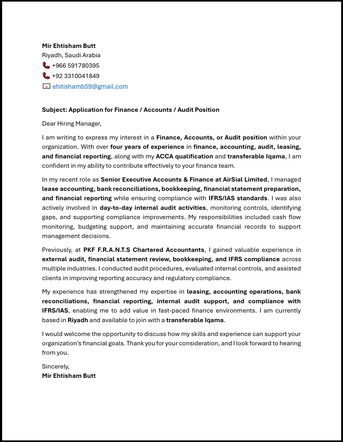 Riyadh, Job Seekers, Accountant