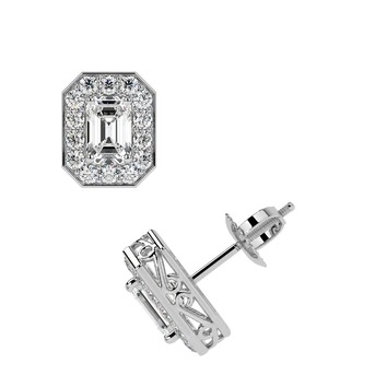New York, Jewelry, USD 3385,  Diamond Earrings Lab Grown Round Diamond