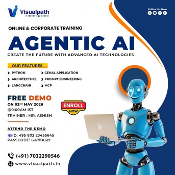 Hyderabad, Education, Agentic AI Training Free Demo | Online & Corporate Training