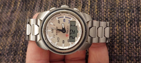 Riyadh, Watches, SAR 1150,  Tissot Touch Watch Big Dial 42mm For Men Original Swiss Made