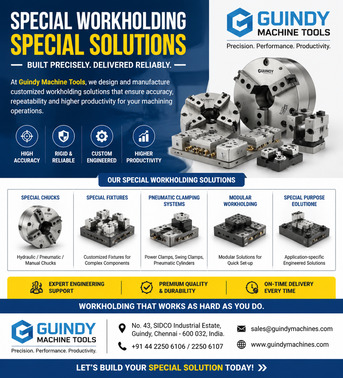 Chennai, Industrial Machinery, Special Workholding Solutions &ndash; Guindy Machine Tools