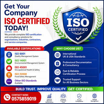 Riyadh, Business, Get Your Company ISO Certified Today!