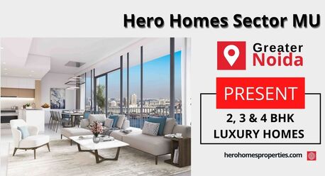 Greater Noida, Real Estate For Sale, INR 10000000,  3 BR,  1234 Sq. Feet,  Hero Sector MU - Residential Landmark In Greater Noida
