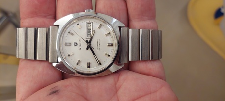 Riyadh, Watches, SAR 1450,  Nivada Watch ( Mechanical ) NEW Vintage Of 60 Years Old For Men Original Swiss Made