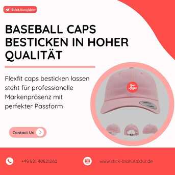Berlin, Business, Baseball Caps Besticken In Hoher Qualit?t
