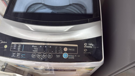 Riyadh, Appliances, SAR 650,  Midea WASHING MACHINE -10KG -Top-Load - USED