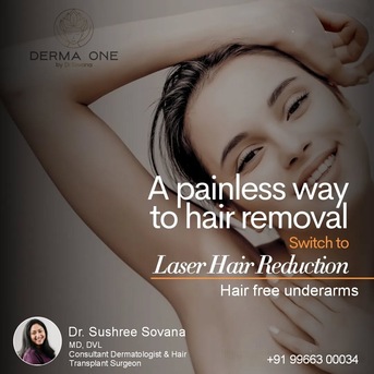 Visakhapatnam, Health, Benefits Of UnderArms Laser Hair Reduction- Derma One