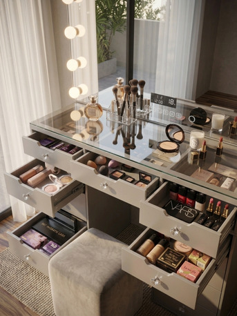 Auckland, Furniture, NZD 199900,  Mother&rsquo;s Day Gift Kim Hollywood Vanity Mirror | Stylish Makeup Setup