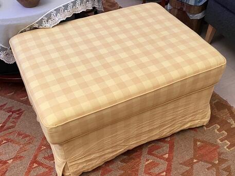 Juffair, Furniture, BHD 220,  2 X (3-seat Sofa) IKEA + Footstool With Storage