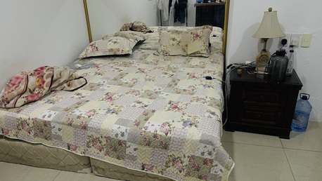 Khobar, Furniture, SAR 1500,  Bed (with Mattress) Bedside Table Dresser With Mirror Wardrobe / Closet (multi-door Cabine