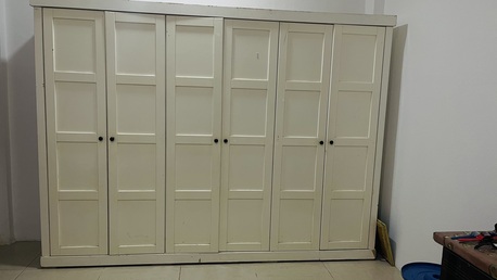 Khobar, Furniture, SAR 1500,  Bed (with Mattress) Bedside Table Dresser With Mirror Wardrobe / Closet (multi-door Cabine