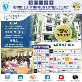 Rohini, Education, Top MBA Colleges In IP University Delhi &ndash; RDIAS Advantage For Career Growth