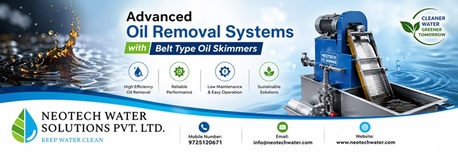 Mumbai, Industrial Machinery, Advanced Oil Removal Systems With Belt Type Oil Skimmers By Neotech Water Solutions