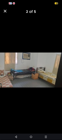 East Riffa, Rooms for Rent, BHD 45/month,  Furnished,  12 Sq. Meter,  2 Bed Spaces Available In 3 Seater Furnished Room