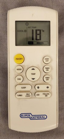 Mushrefah, Air Conditioners, SAR 1000,  FOR SALE - Super General Split AC, 22000 BTU, 1.5 Year Used