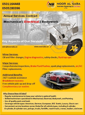 Dubai, Automotive, Vehicle Repairing Maintenance (Garage)