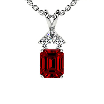 New York, Jewelry, USD 3043,  Shop Ruby Necklaces At GemsNY