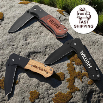 New York, Household Items, Custom Engraved Knives | Personalized Gifts For Men